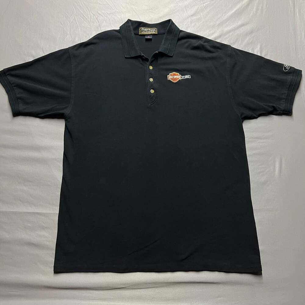 Ford Motor Company Harley-Davidson F-150 Polo Shirt Size XL Black